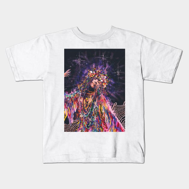 Persephone Kids T-Shirt by visionarysea